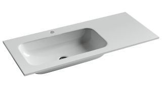 Мебельная раковина Ceramica Nova Element CN7014 чаша слева 101см белый